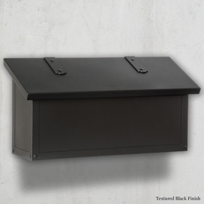 Classic Brass Wall Mounted Mailbox