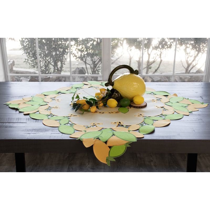 Cianny Lemon Lime Table Topper