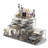 Makeup Cosmetic Organizer Storage Drawers Display Boxes Case With 12 Drawers(Clear)