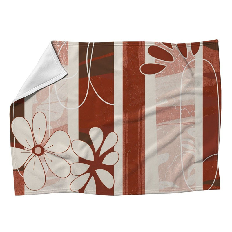 Modern Blossoms Cool Machine Printed Throw Blanket, 60" W x 80" L