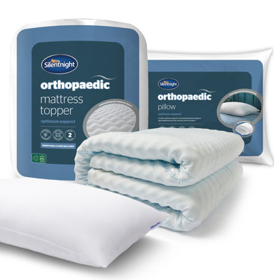 Silentnight Orthopaedic Mattress Topper And Pillow Set