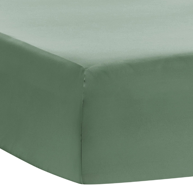 Bedsure Bed Fitted Sheet With 16 Inch Deep Pocket, Twin Fitted Sheet, Sage Green