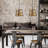 Aleacia 12"W Metal Hanging Pendant with Mango Wood and Gold Metal Slats Shade