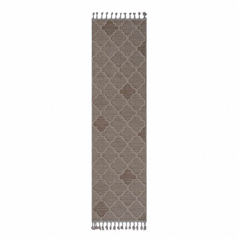 Runner Area Rug  - 2' X 8' Trellis Indoor / Outdoor, Runner 2'2" x 8'