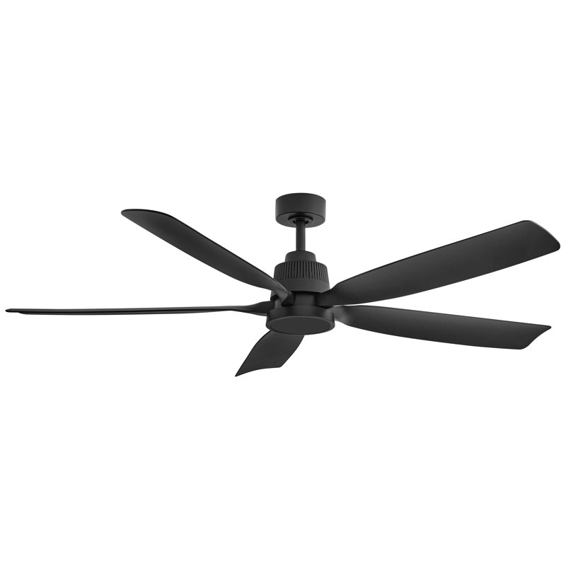 Hinkley Bodin LED Smart Fan, Matte Black, Matte Black