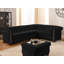 Chesterfield Corner Sofa L-Shape Cleo Blink in Velvet with Crystal Tufting-137161651-137161654