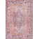 Nile Vintage Medallion Flatweave Purple/Brown Area Rug