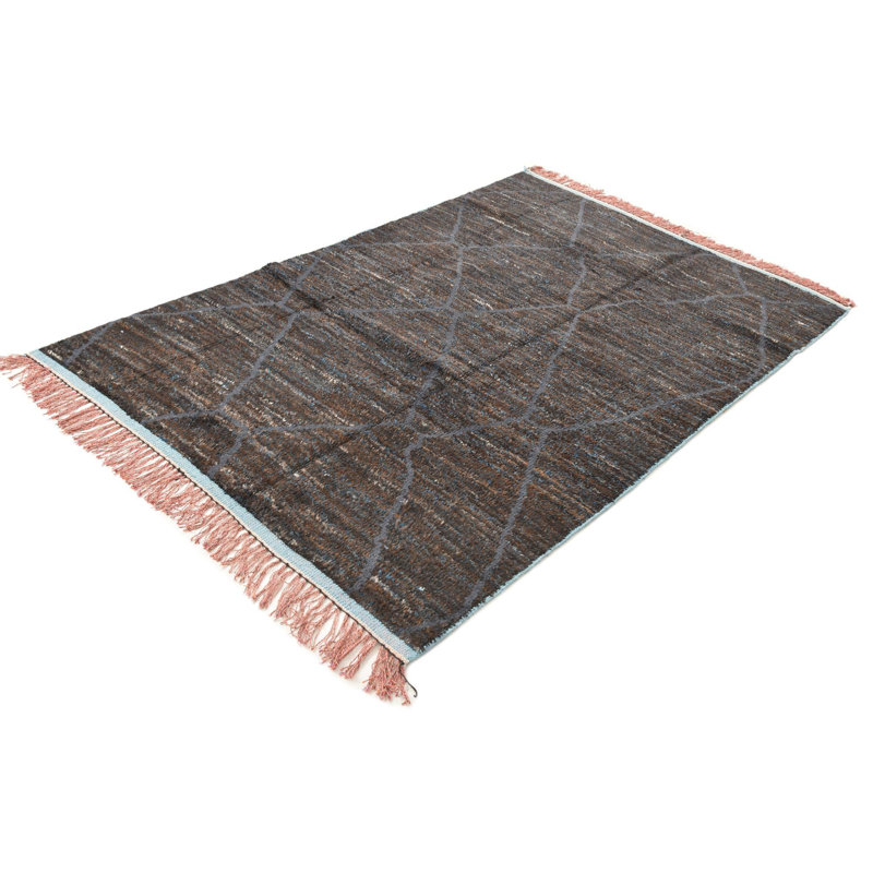 Tapis brun 6x9 Pinson