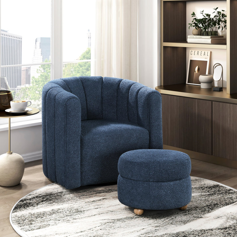 Chaise moderne Modern Living, Bleu