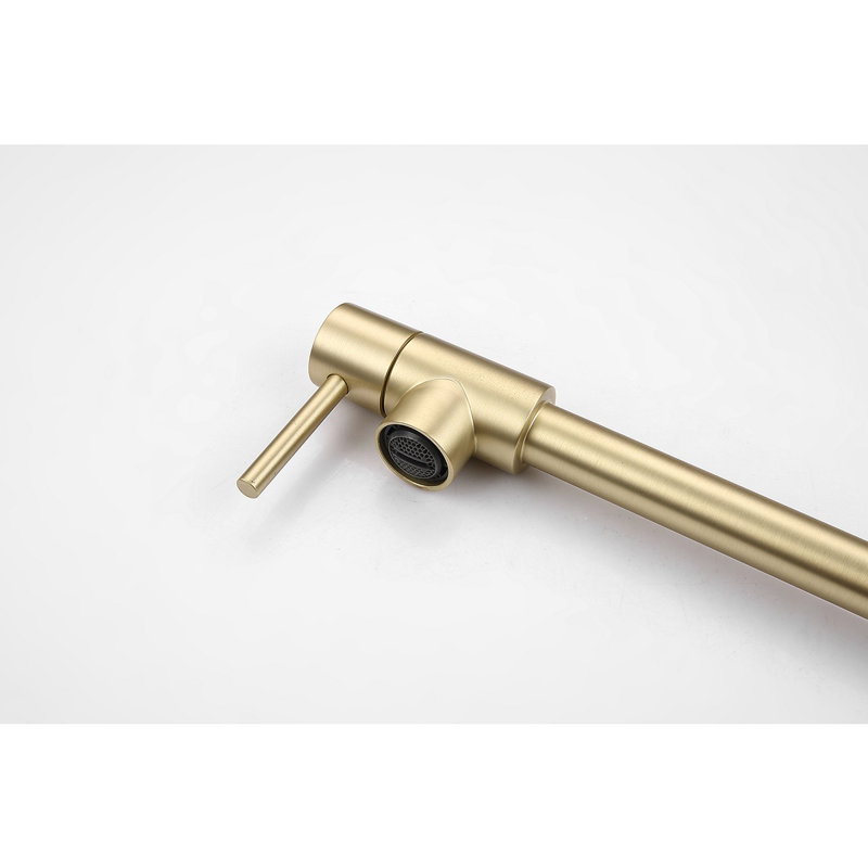 Robinet remplisseur de pot avec tige d'extension, Or brossé