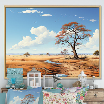 " Africa Minimalism Charm Landscape "