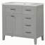 36-inch bathroom lavatory with basin combination, with drawer bathroom cabinet, solid wood frame and MDF board-904790022