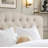 Linen Upholstered Headboard-Modern-Adjustable Height-Button Tufting-1112396656-1112396669