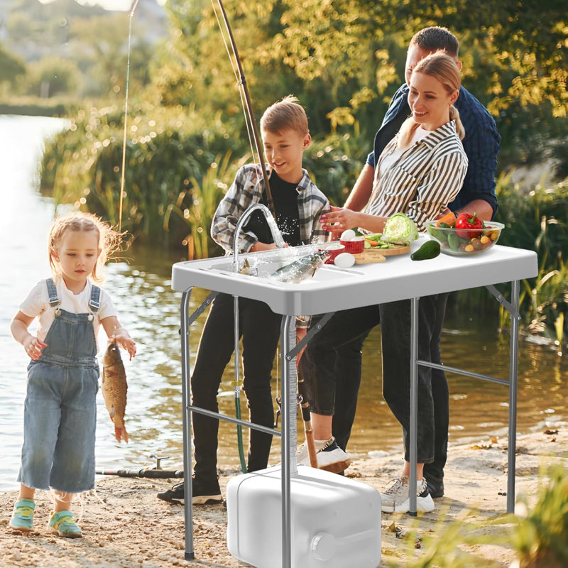 Multi-function Rectangular Folding Camping Table For Outdoor Use