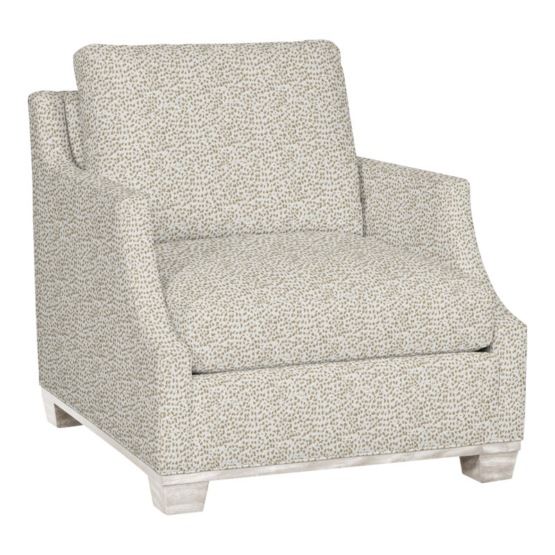 Fauteuil Abingdon de 32 po Michael Weiss, Non, Neige digne, Casa Blanca