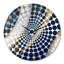 Bertnic - Horloge murale peinture abstraite-118980407