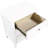 Luca 3-drawer Nightstand - White-1851894303