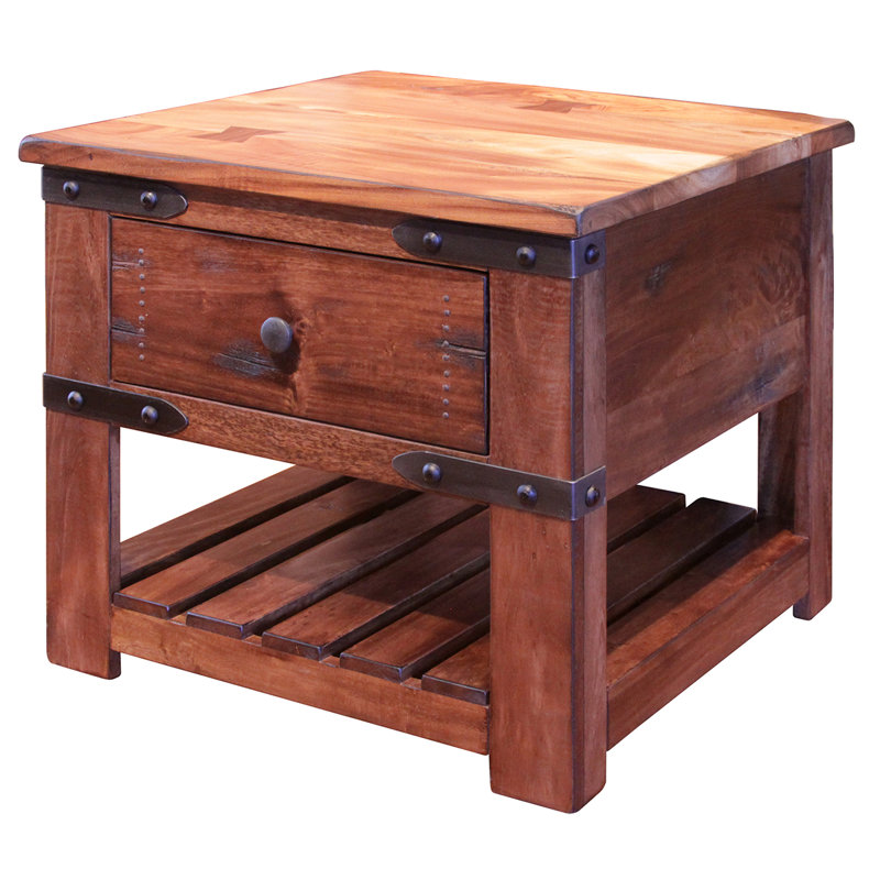 Table de bout à 1 tiroir Belcherry