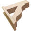Bois de cèdre brut Funston Block TimberThane Perspector, brun clair apprêté-89129136