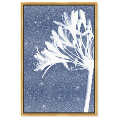 Cyan Bloom Print by Oliver Gal