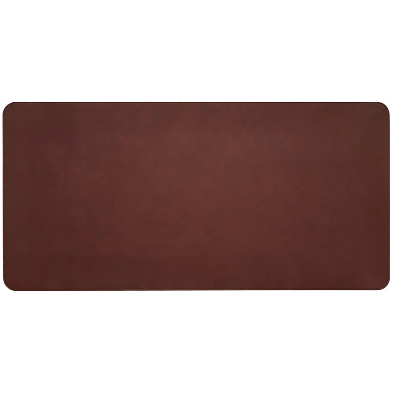 Tapis de bureau, sous-main de bureau, grand brun foncé de 36 po x 17 po, pour dessus de bureau, cuir de protection pour bureau d'ordinateur