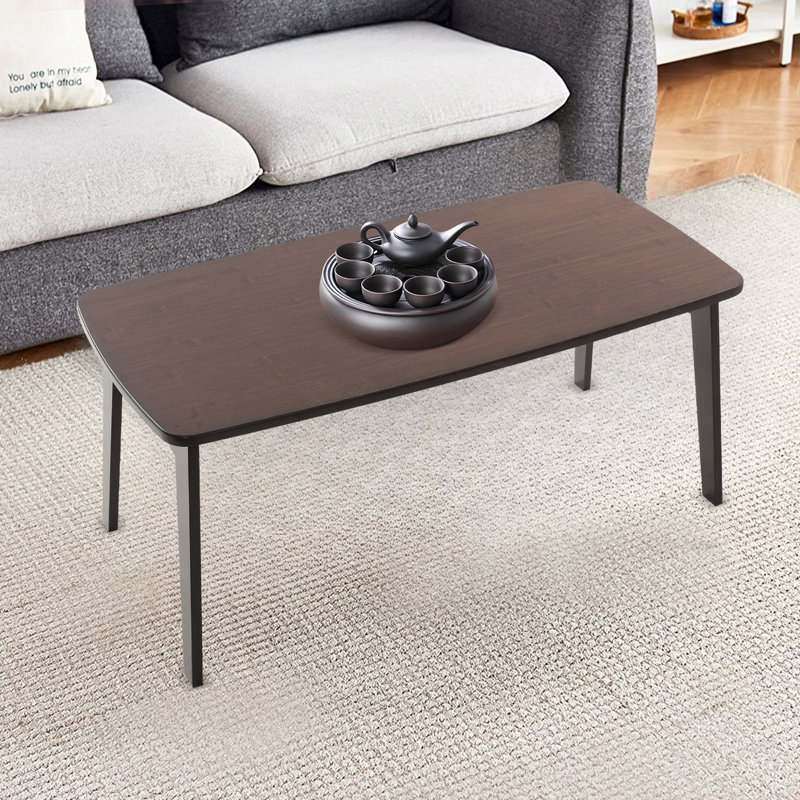 Folding Floor Table, Foldable Low Coffee Table, Portable Coffee Table For Sitting On The Floor(31.5*15.75*13.78In)