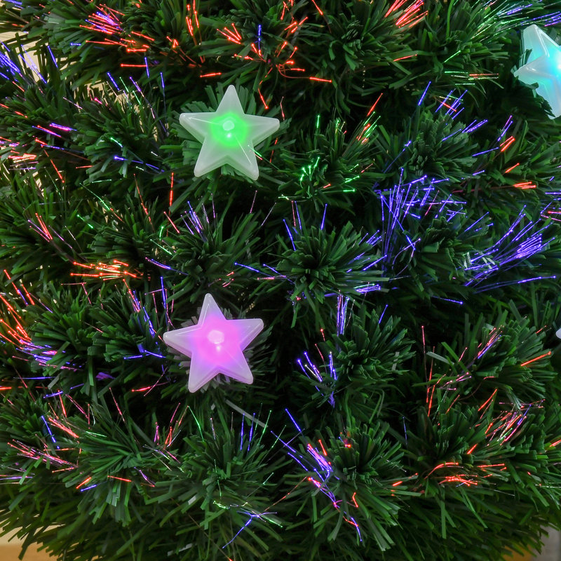 Lighted Artificial Christmas Tree, 4ft H