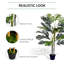 150cm Faux Palm Tree in Cement Pot