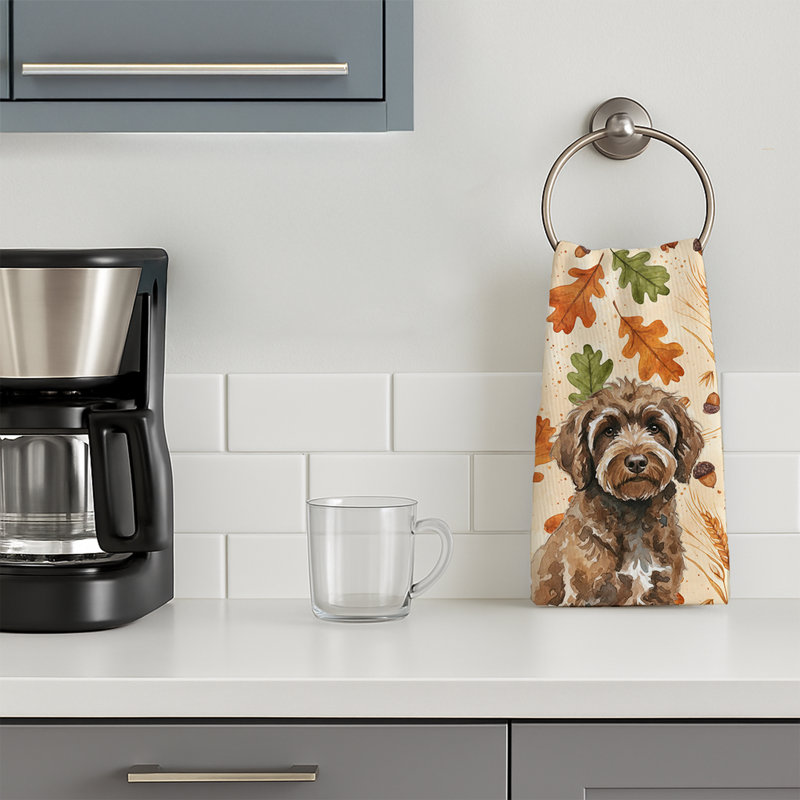 Serviette de cuisine Brown, Brown Portuguese Water Dog