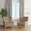 «Erlgard - Golden Marble Design III - Fauteuil rembourré Mid-Century