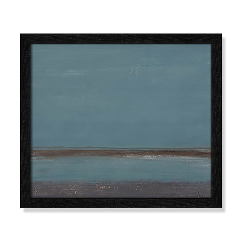 A Distant Memory by Casa Fine Arts, Black Slim Picture Framed, No Mat, 13" H x 15" W x 0.75" D