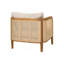 Chaise avec accoudoirs de patio Kirkby