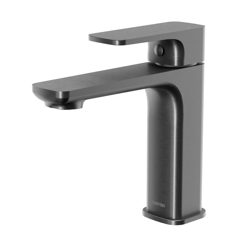 Robinet de salle de bain monotrou avec drain Venda, Or brossé
