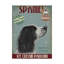 «Springer Spaniel, Black and White, Ice Cream», affiche vintage sur toile tendue-33417097