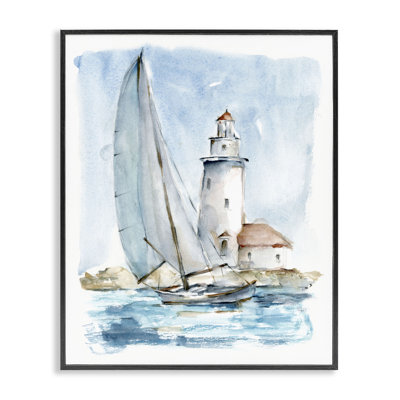 Peinture au-nautique et au phare «Au-415» par Ethan Harper, peinture
