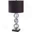 UNE PAIRE DE 3 ANS EN ARGENT 29 "AVEC LAMPE DE SORTIE DE TABLE