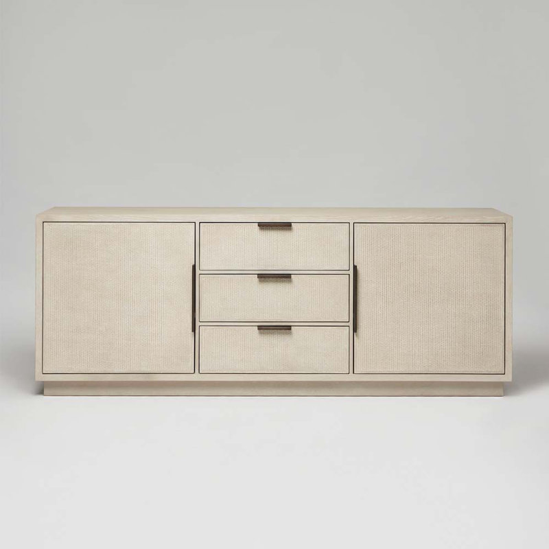 Holmes 84'' W Solid Wood Credenza, Cliffside