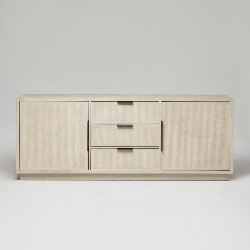 Holmes 84 in. W Solid Wood Credenza, Cliffside