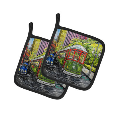 Caroline's Treasures Martin Welch New Artwork Polyester Potholder Set
