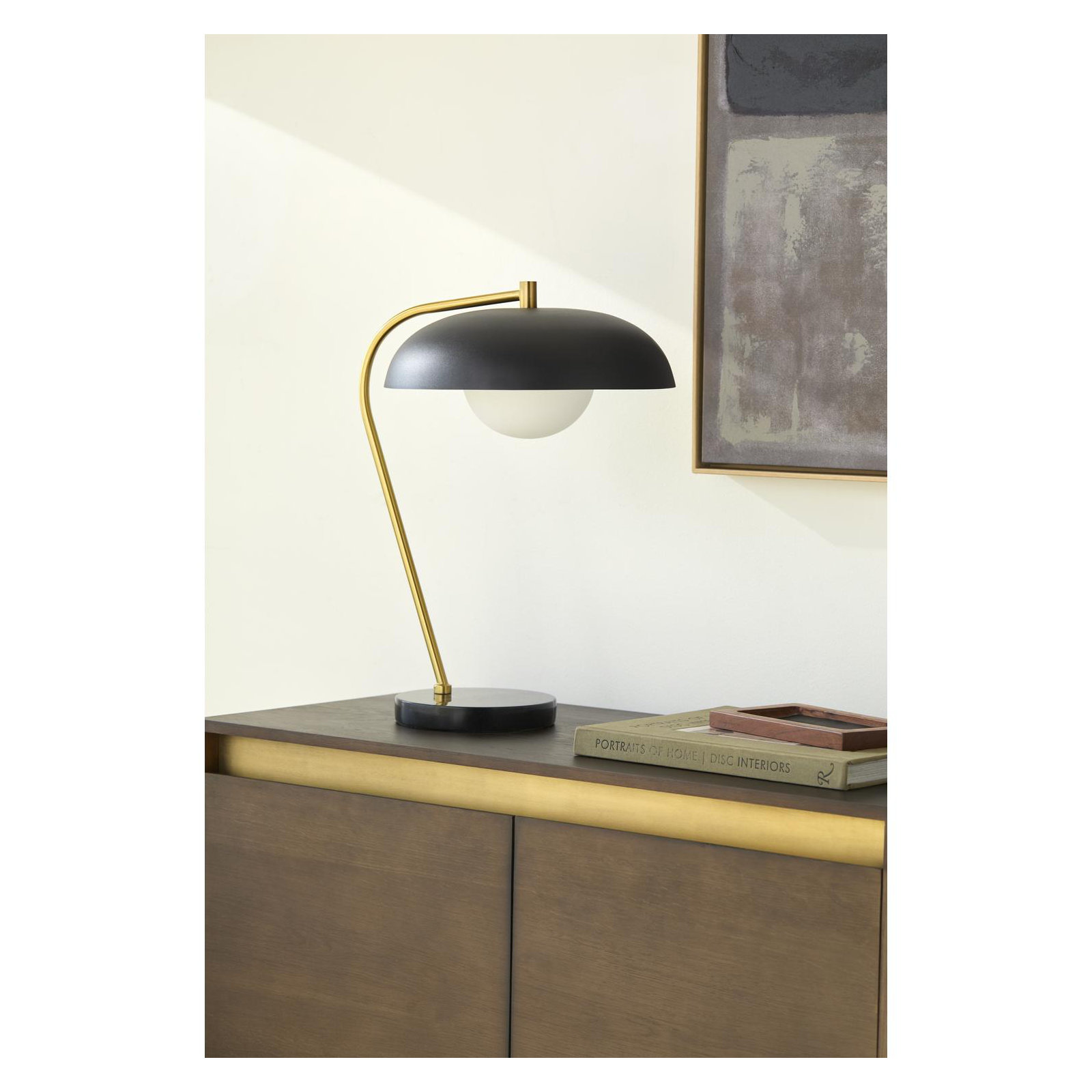 Farmington Table Lamp, Black, Black