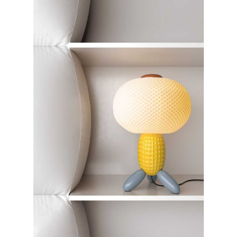 Soft Blown Lamp, Yellow