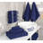 Ensemble de serviettes de bain 100% coton de qualité supérieure, collection 6 pièces Darcelle super douce et absorbante-79324725