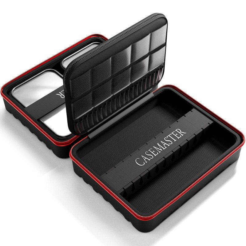 Étui à fléchettes Casemaster Maxx 4 - rouge, Rouge