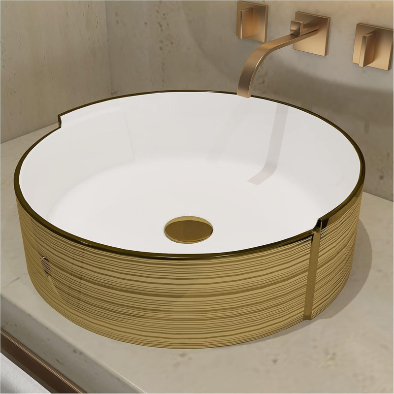 Lavabo vasque de salle de bain 16,75 pouces LUXURY
