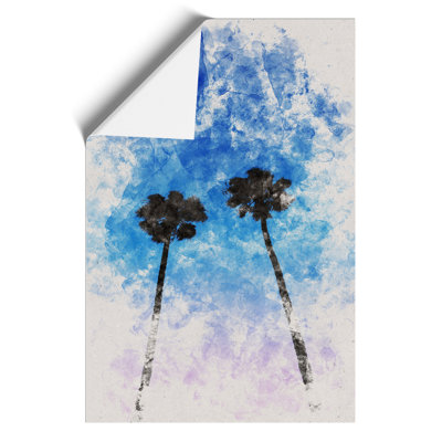 Two Palm Trees - Unframed Painting