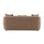 Canapé Keith Brown Chenille avec 3 coussins