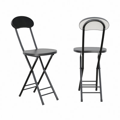 74cm H Low Back Folding Stacking Accent