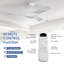 Kemp 52'' 3-Blade Matte Modern Ceiling Fan with Remote Control-1919243783