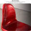Chaises d'appoint simples en plastique ABS peintes
