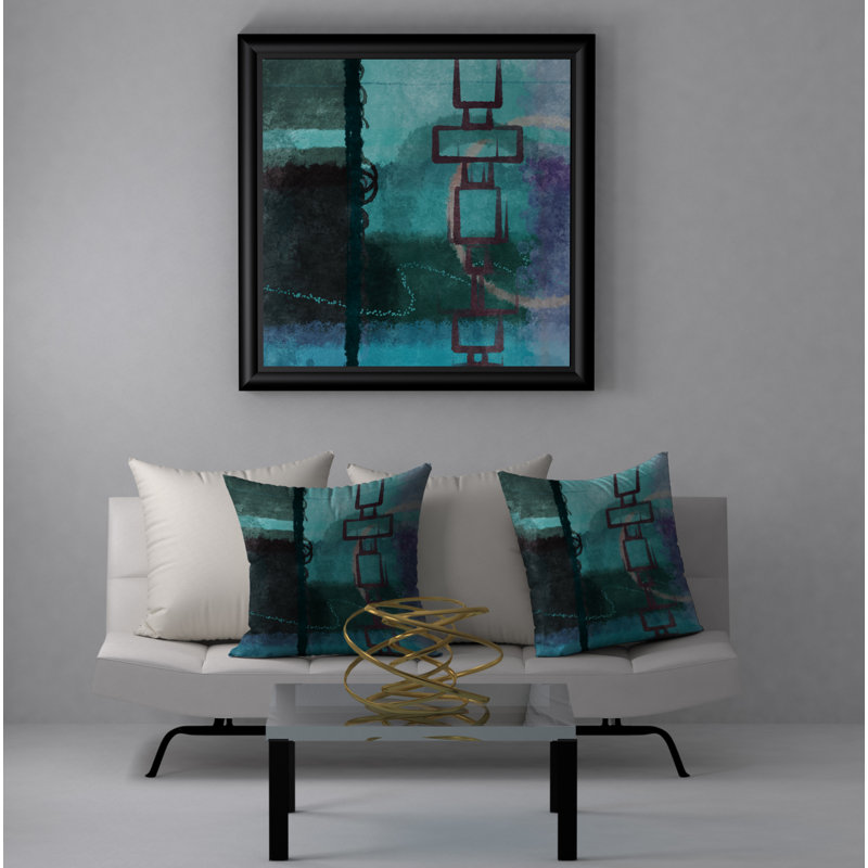 Housse de coussin carrée/insert, 20 po X 20 po